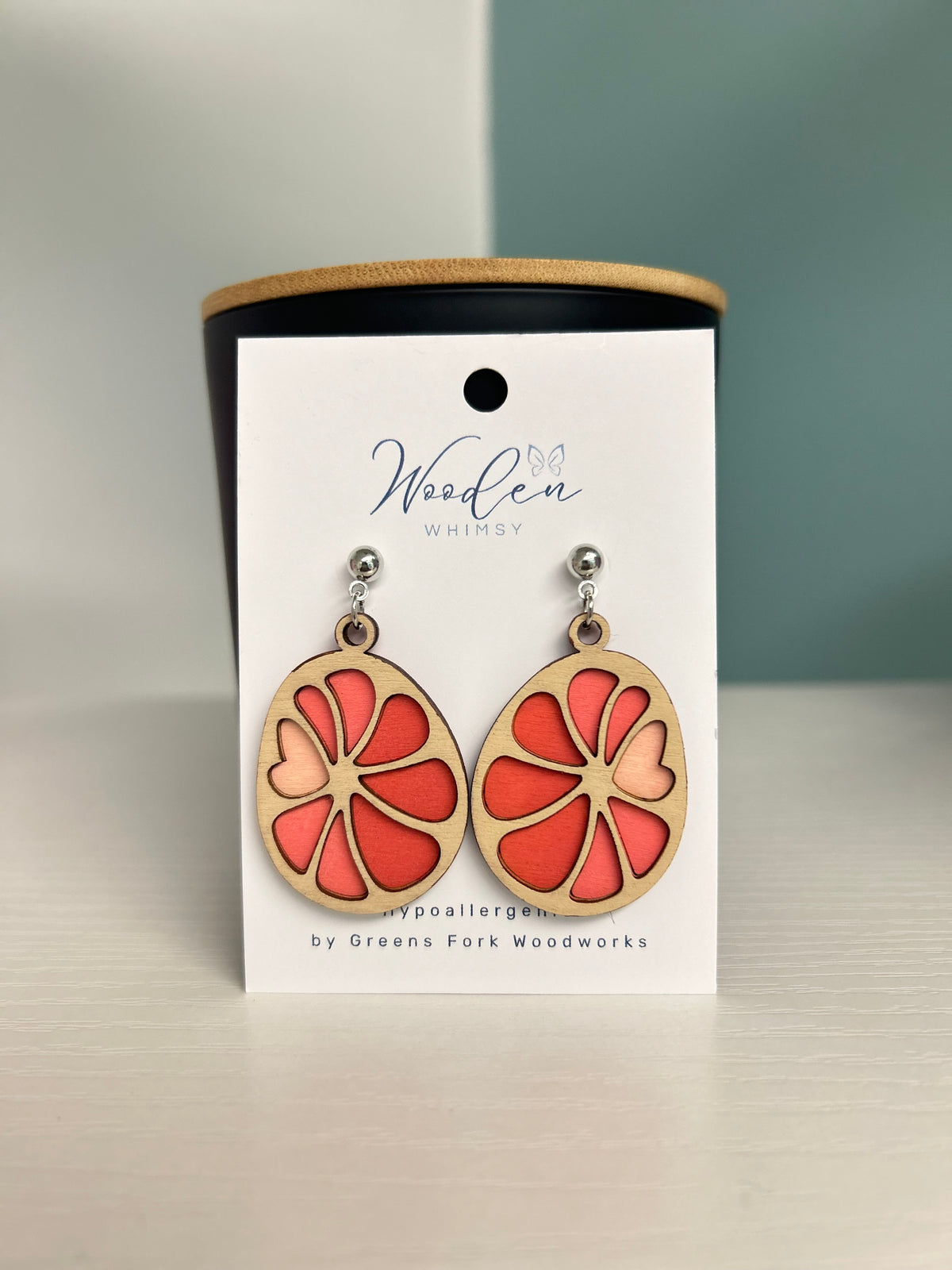 T05 Wooden Earrings