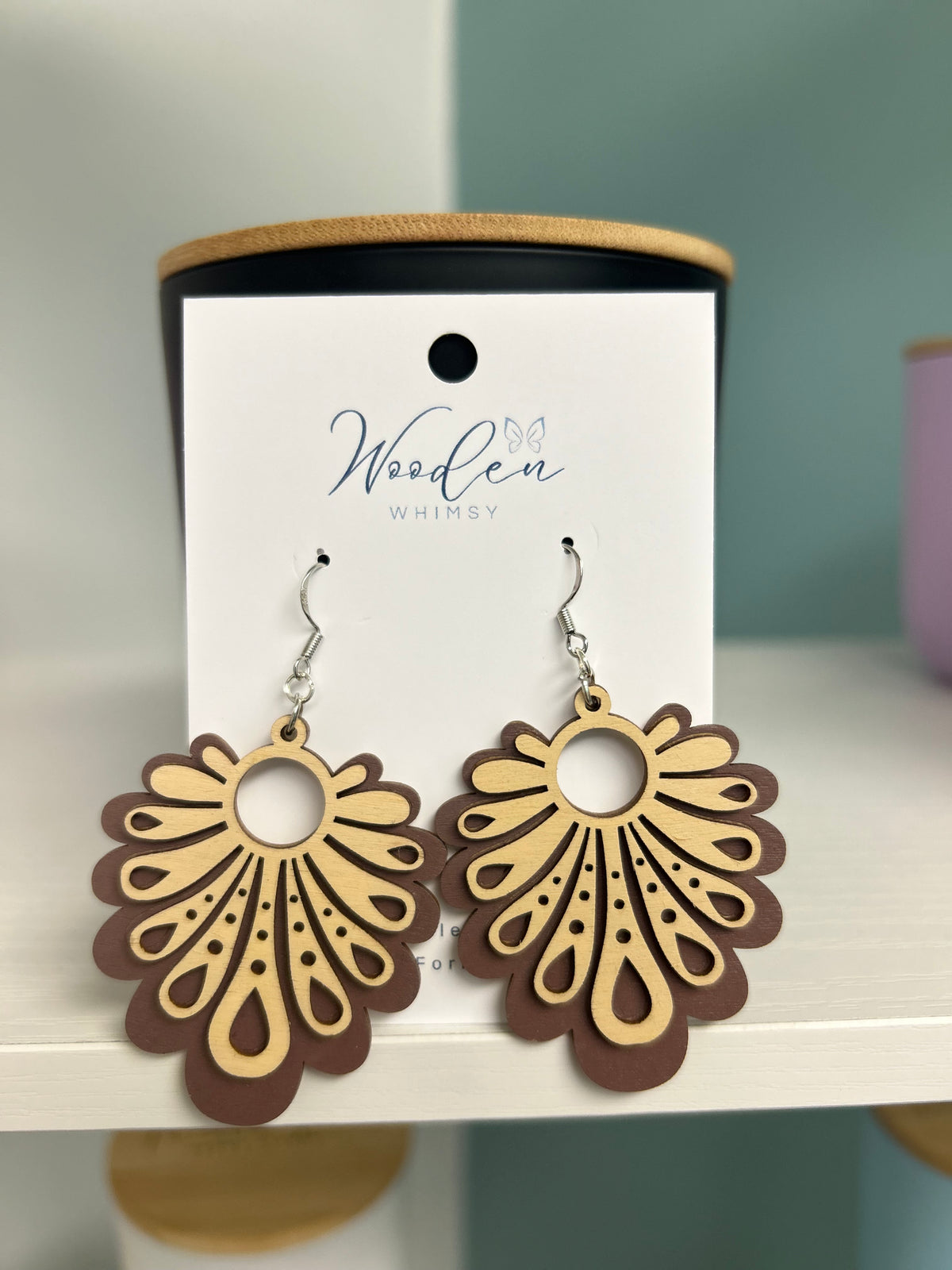 W4 Wooden Earrings