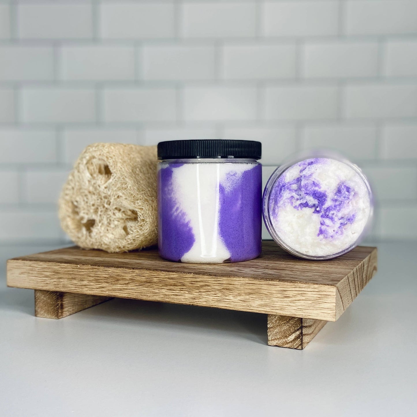Coconut Milk and Lavender Foaming Sugar Scrub
