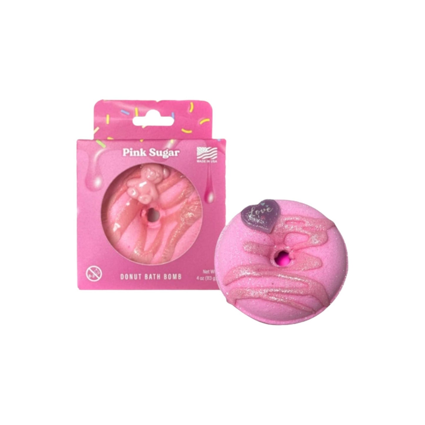 Pink Sugar Donut Bath Bomb (Prize Bomb)