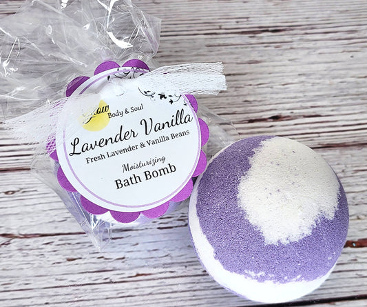 Lavender Vanilla Bath Bomb Fizzy