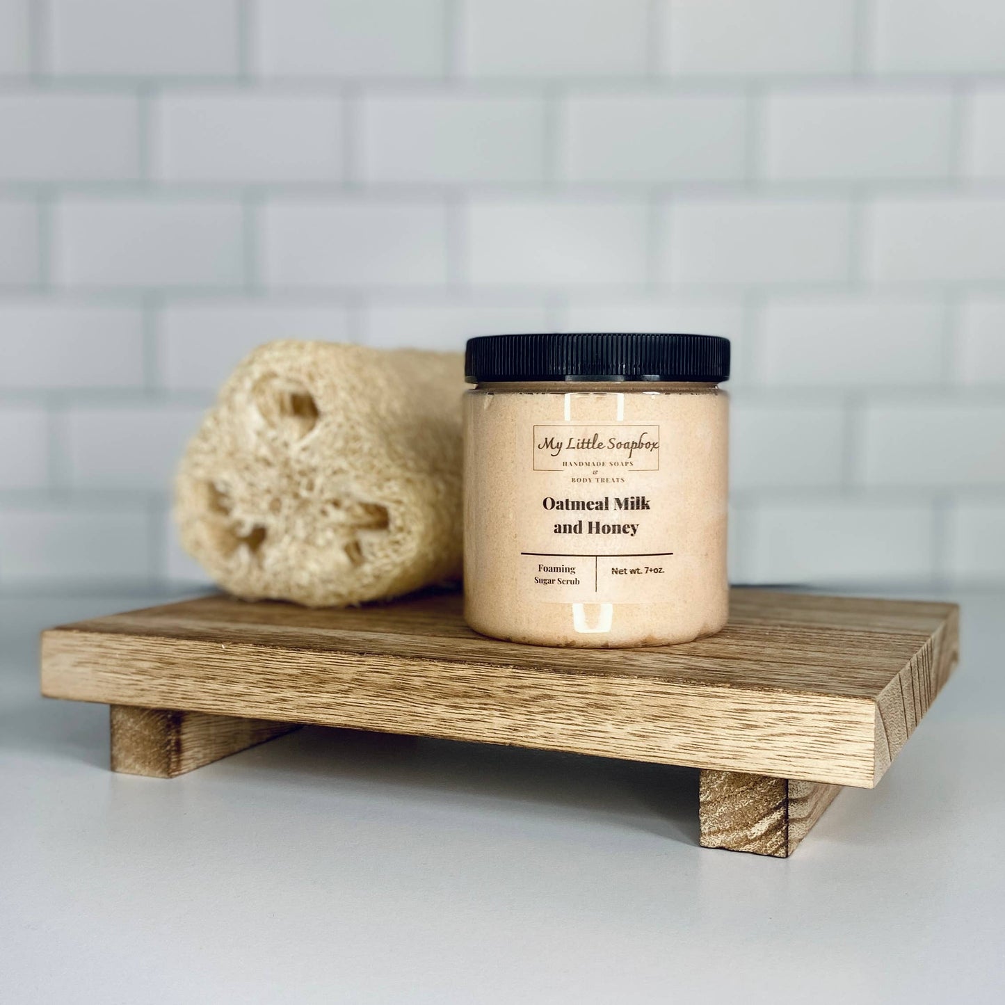 Oatmeal Milk and Honey Foaming Sugar Scrub