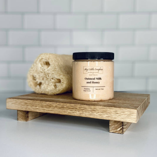 Oatmeal Milk and Honey Foaming Sugar Scrub