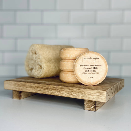 Oatmeal Milk and Honey Zero Waste Shampoo Bar