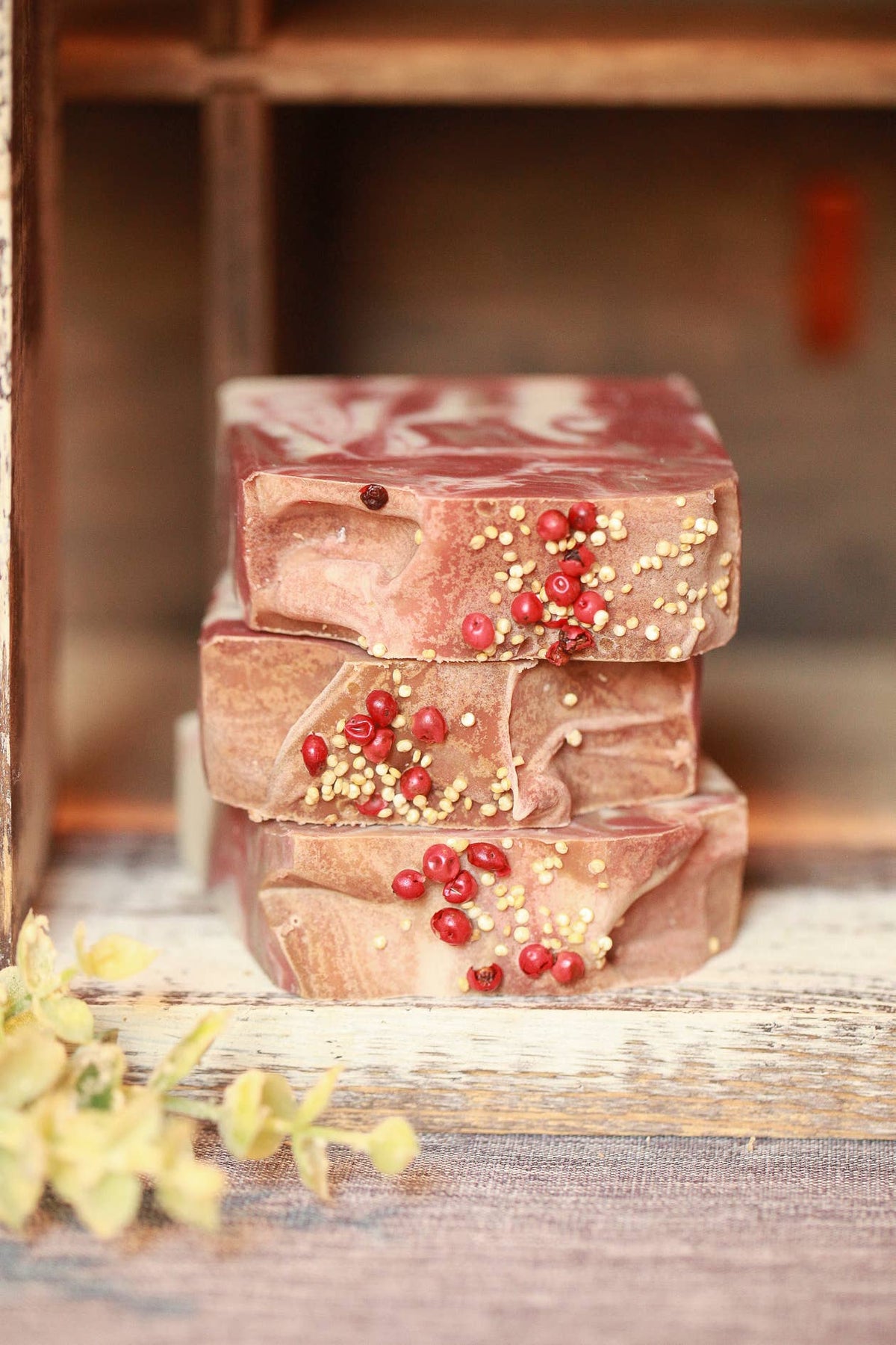 Cherry Almond Artisan Bar Soap, Luxury Shea Butter, 4 oz.