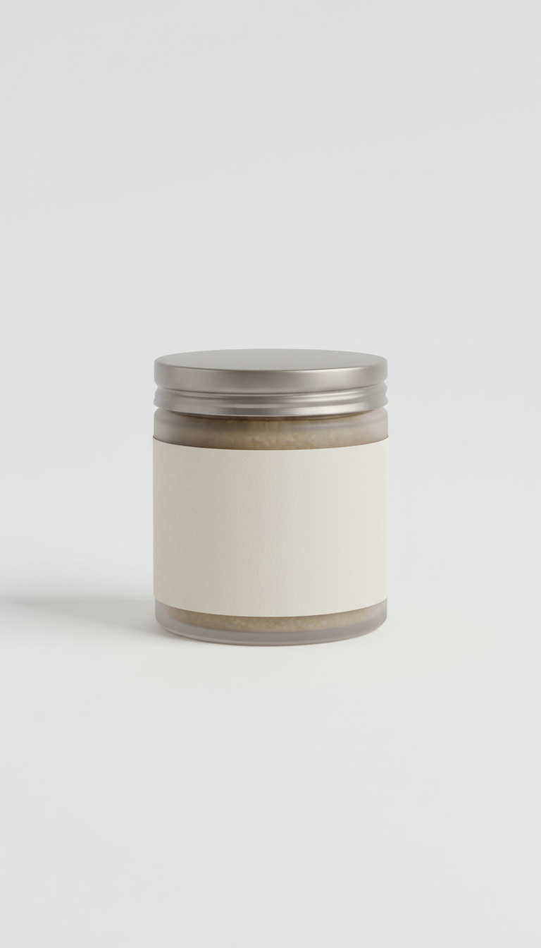 Artisan Sugar Scrub Jar with Shea