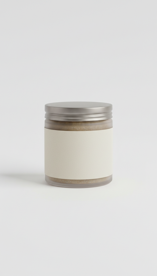 Artisan Sugar Scrub Jar with Shea