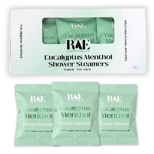 Eucalyptus Menthol Shower Steamers 6 Pack - Made in USA
