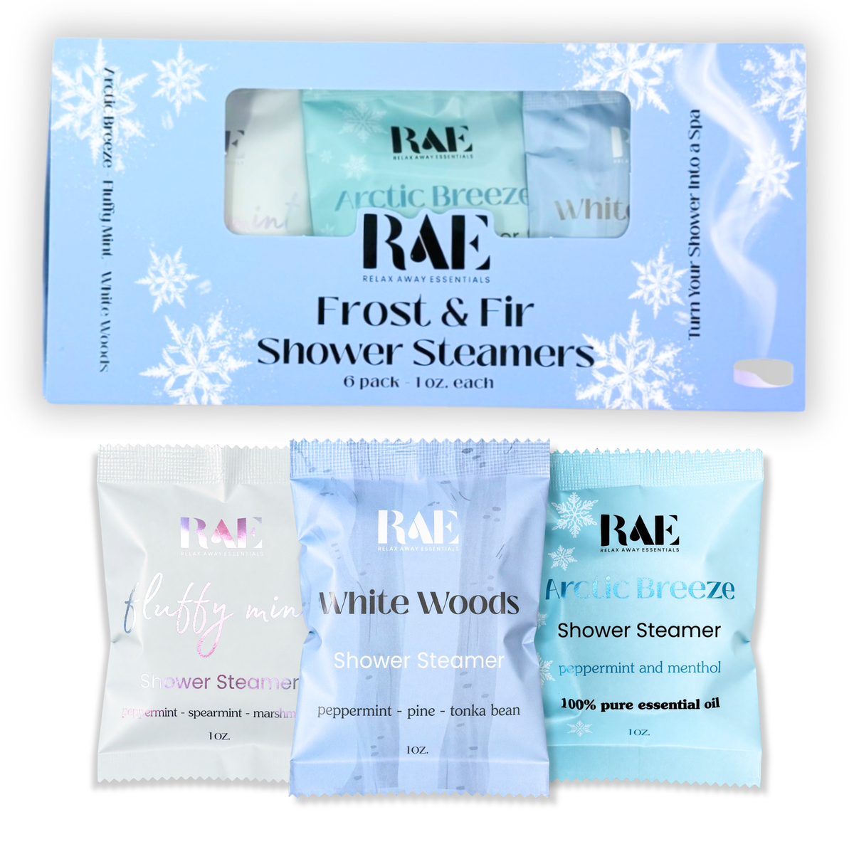 Frost & Fir Shower Steamers 6 Pack