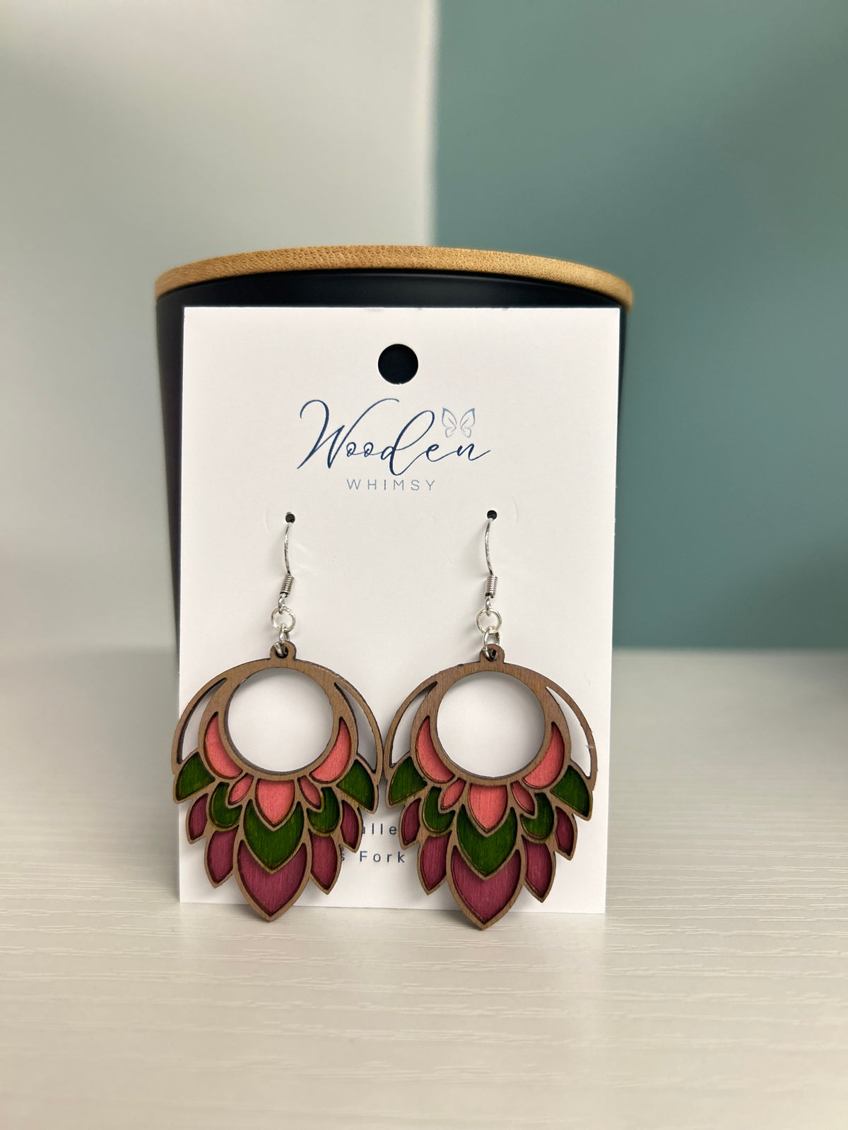 B39 Wooden Earrings