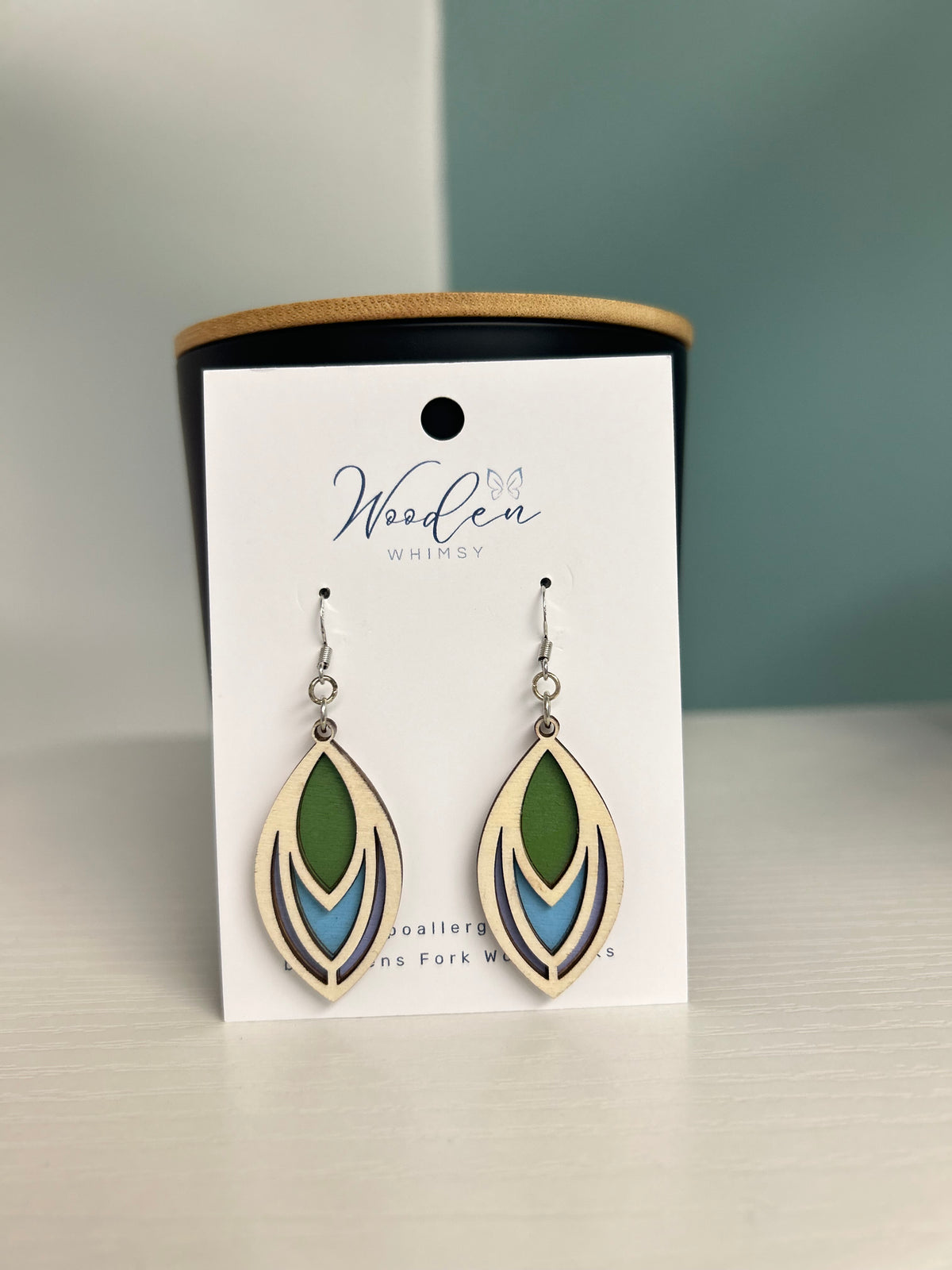 E39 Wooden Earrings