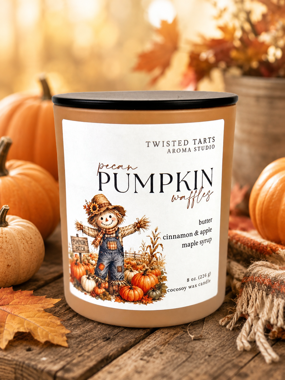 Pecan Pumpkin Waffles - Fall Candle