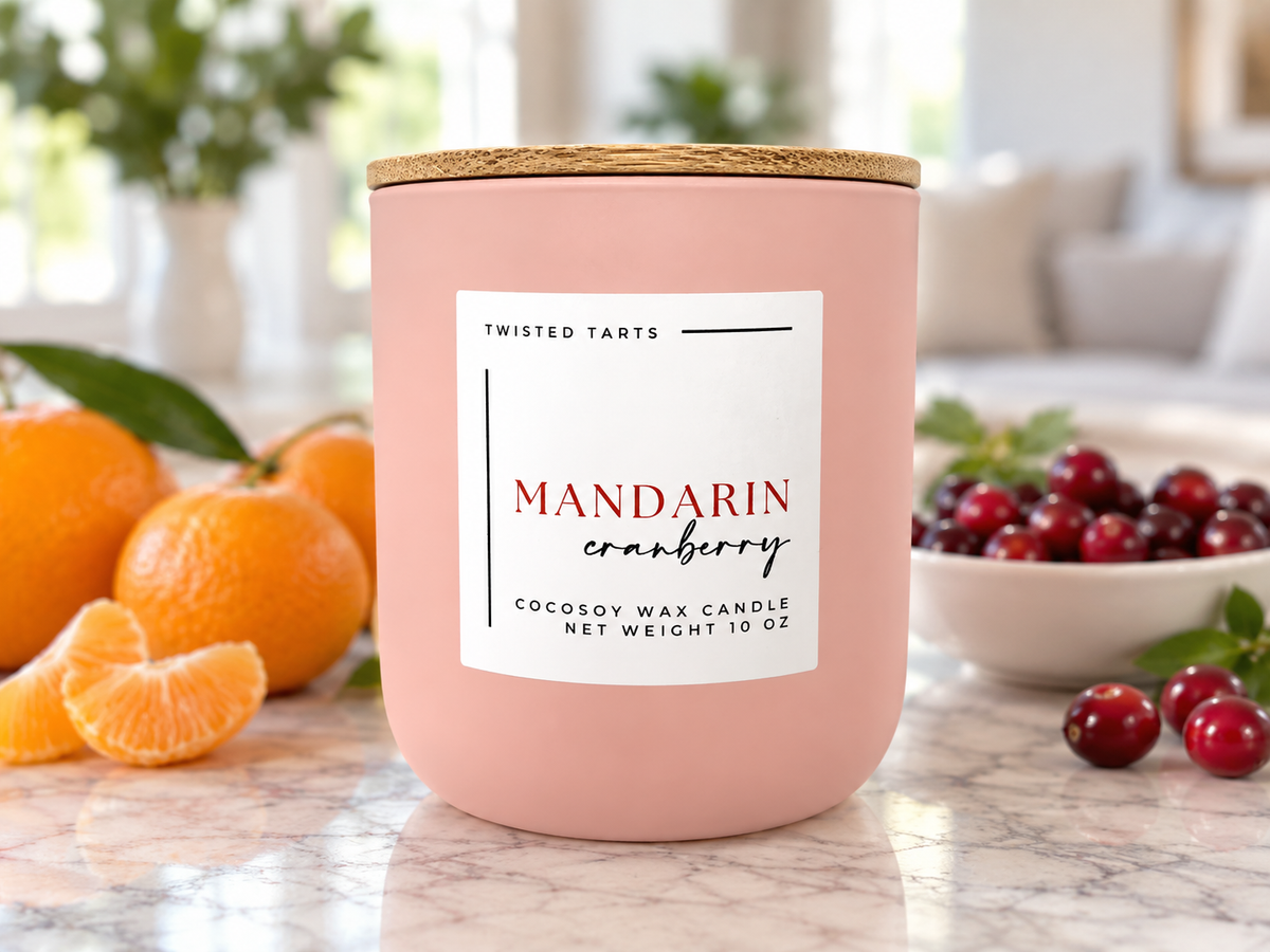 Mandarin Cranberry - 10oz Candle