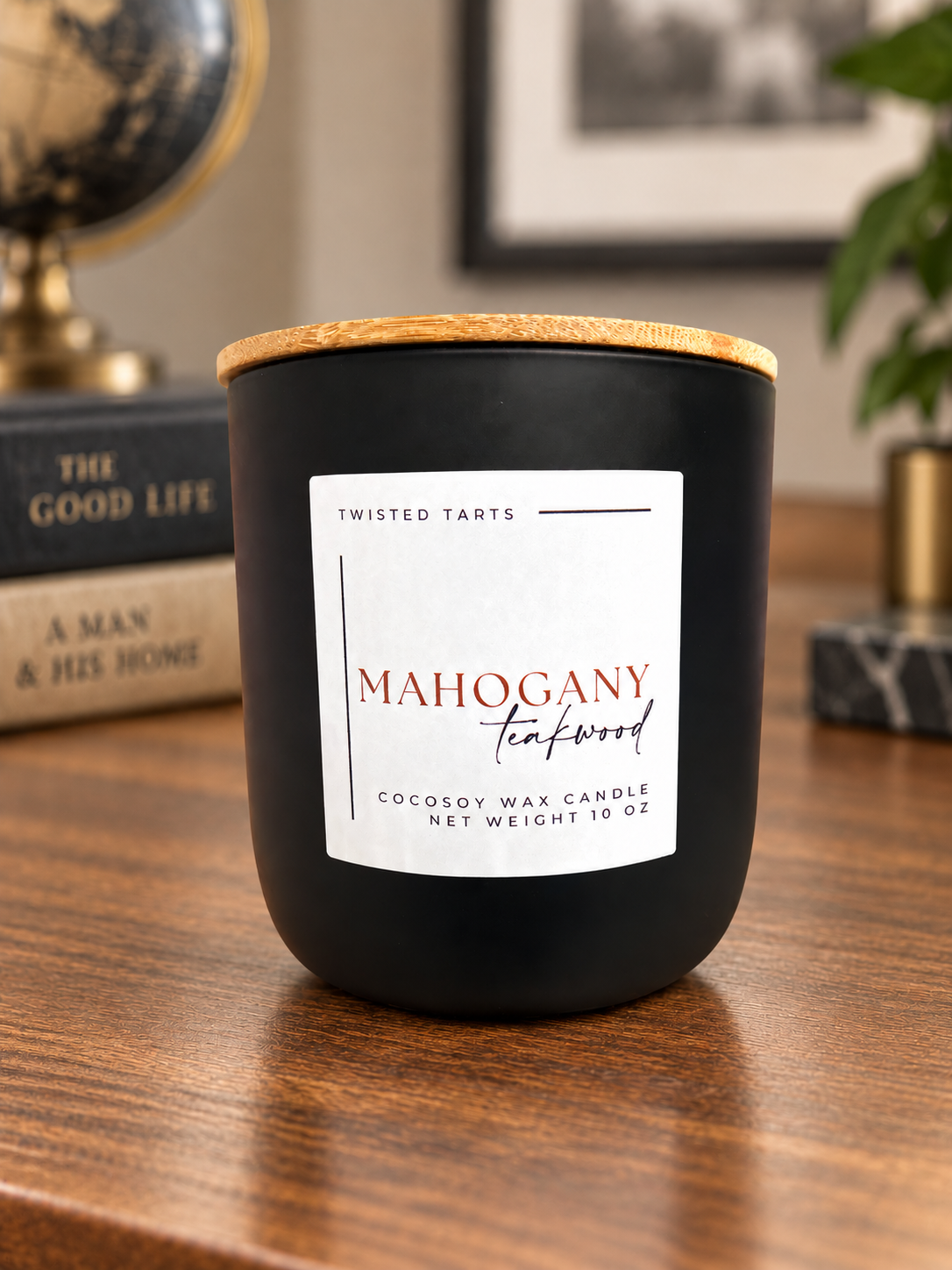 Mahogany Teakwood - 10oz Candle