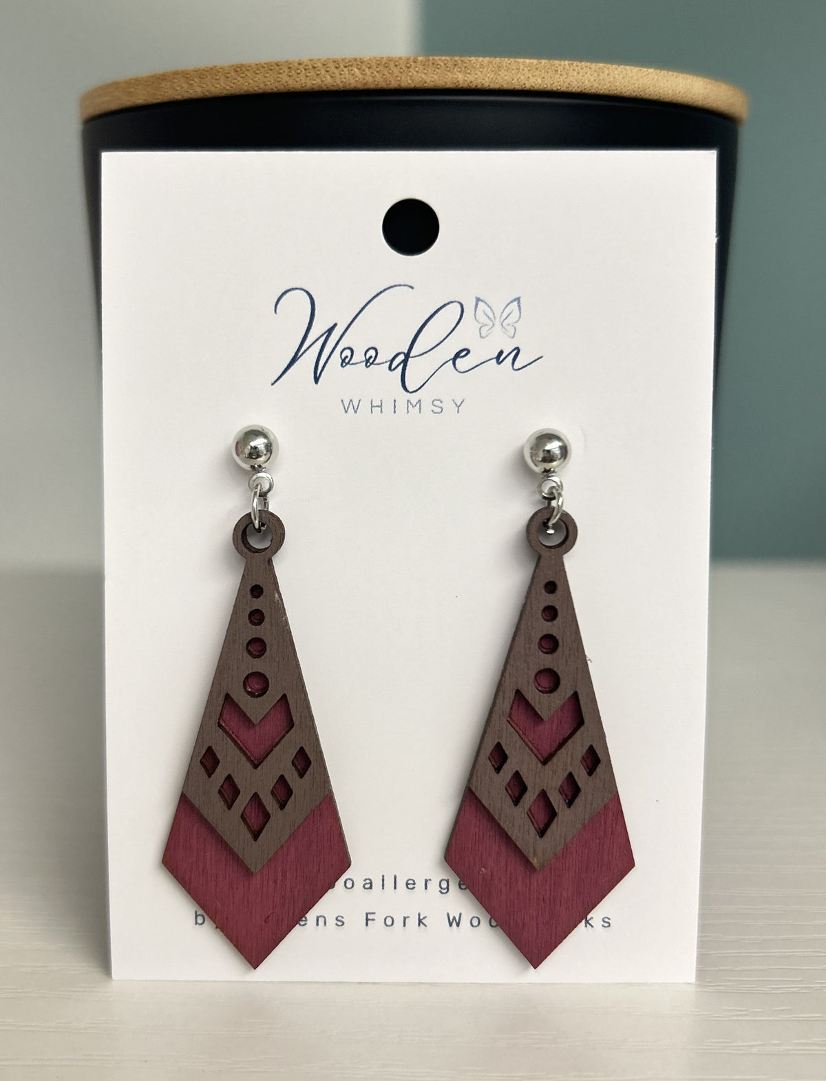 W6 Wooden Earrings