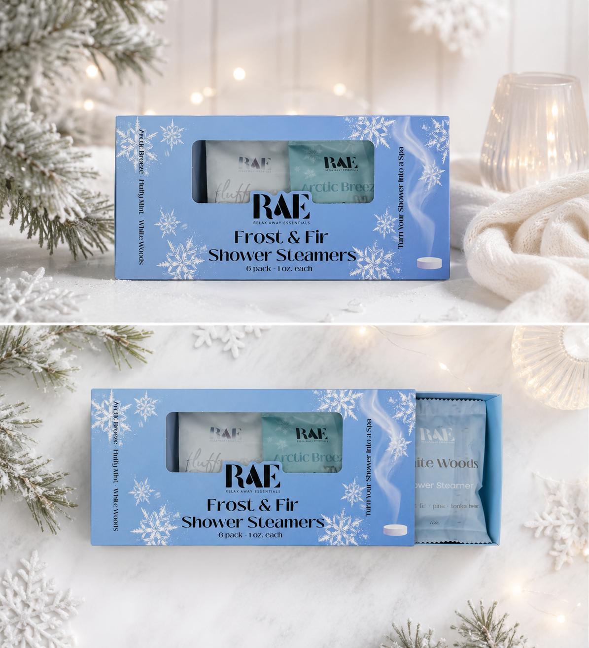 Frost & Fir Shower Steamers 6 Pack