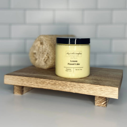 Lemon Pound Cake Foaming Sugar Scrub