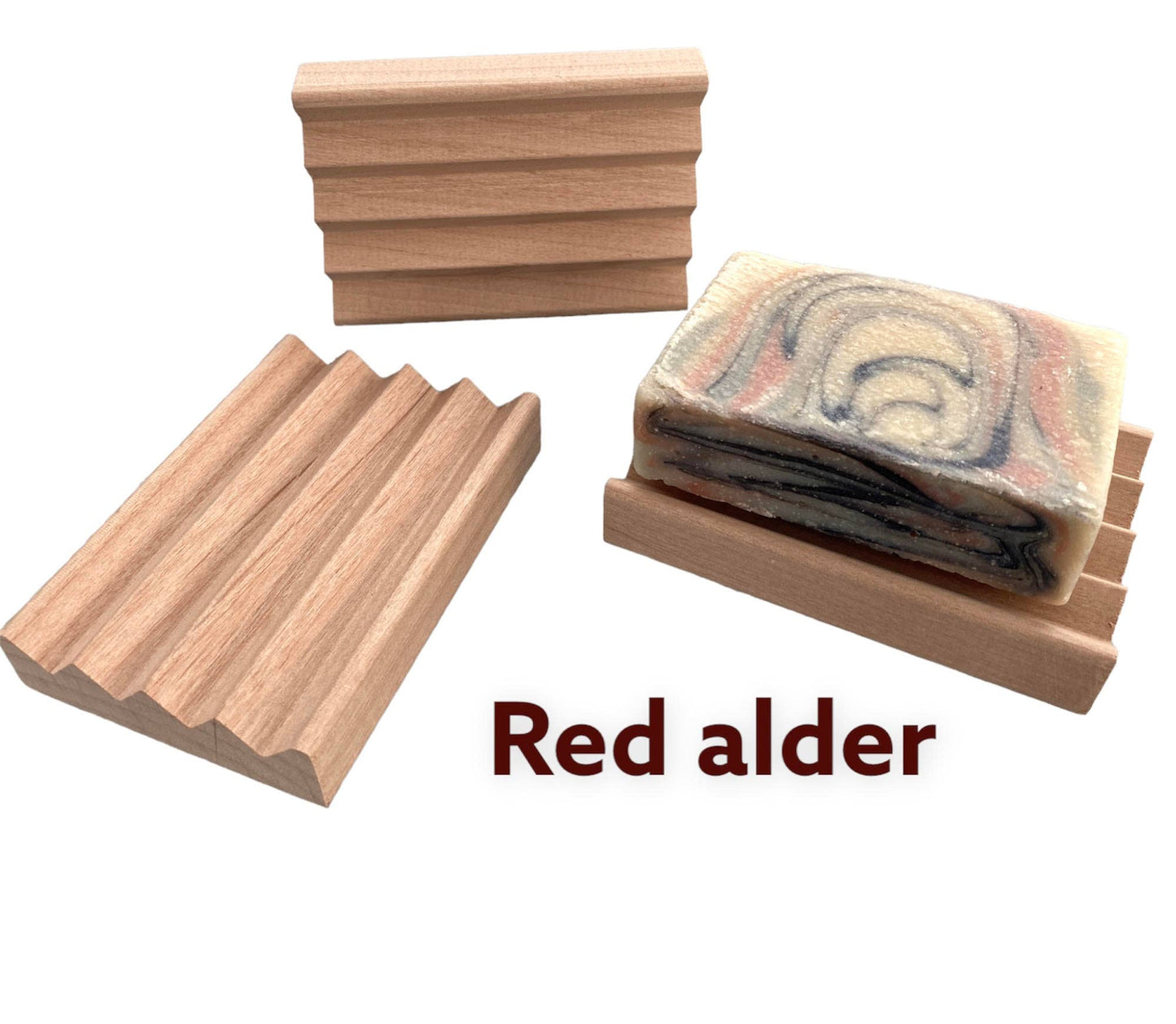 Natural Red Alder Soap Dish