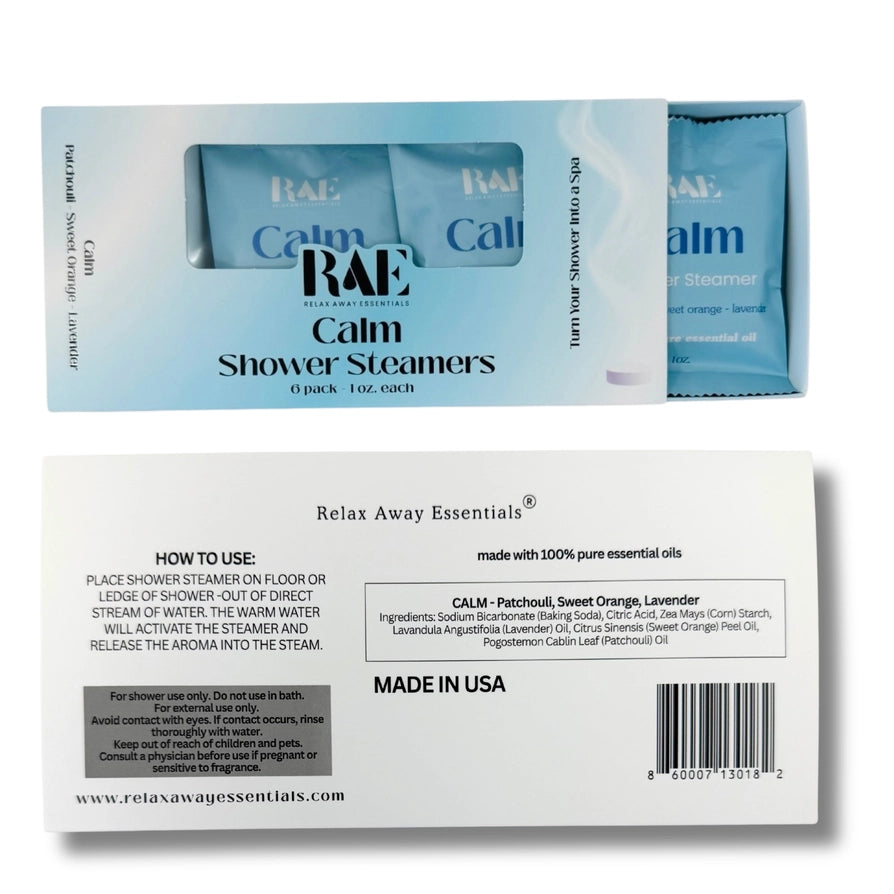 Calm Shower Steamers 6 Pack